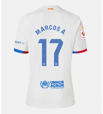 Barcelona Marcos Alonso #17 Koszulka Wyjazdowych 2023-24 Krótki Rękaw